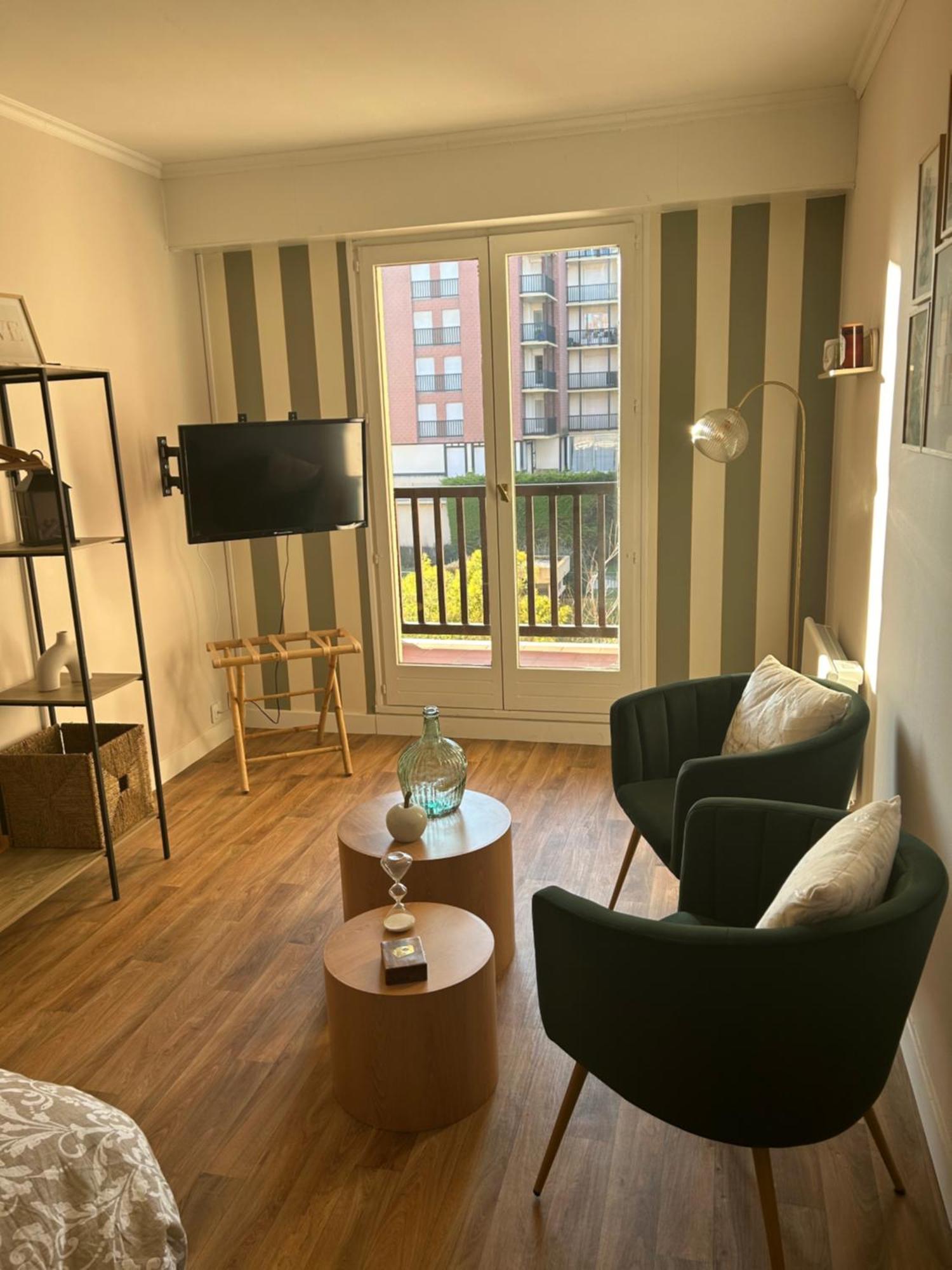 La Suite Emeraude, Studio Chic, Acces Direct Plage Cabourg Exteriér fotografie